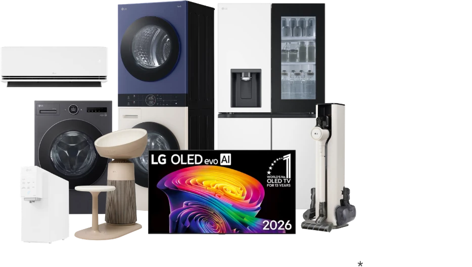 เครื่องใช้ไฟฟ้า LG ที่ผ่อนได้กับ LG Subscribe: ทีวี OLED ตู้เย็น เครื่องซักผ้า แอร์ เครื่องฟอกอากาศ เครื่องกรองน้ำ